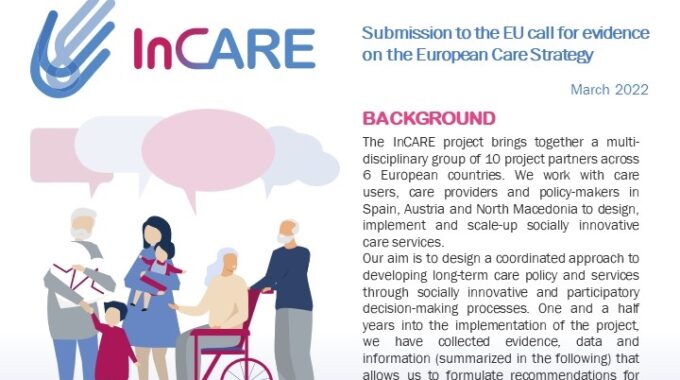 InCARE Contribution To The Call For Evidence On The European Care Strategy
