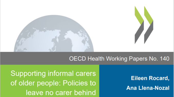 Supporting Informal Carers Of Older People – Key Findings From OECD
